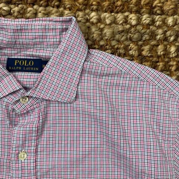 Polo Ralph Lauren Purple Blue Button Down Dress Shirt (Men’s XL) - Picture 1 of 5